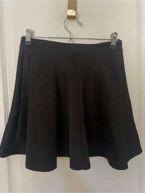 Popular Basics Black Skater Circle Skirt